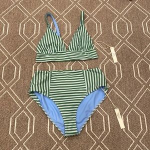 Xirena sundial bikini high waisted bottoms sz M NWT